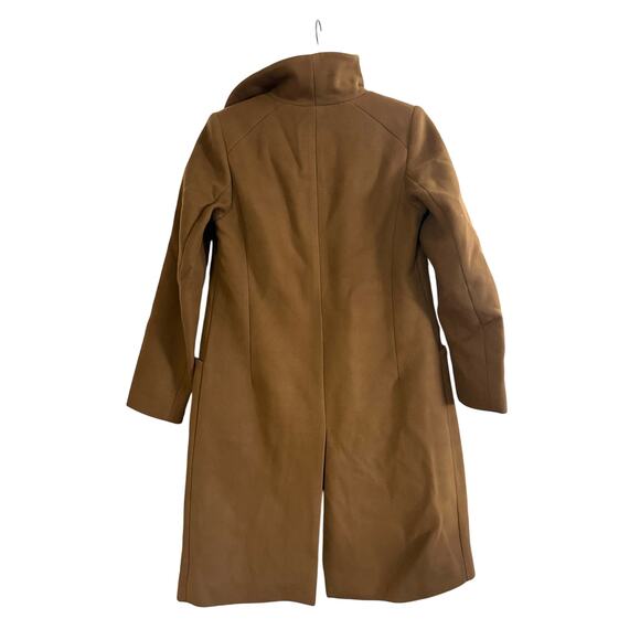 WILFRED Aritzia The Cocoon Coat Wool Cashmere Funnel Collar Neck Coat - Sz XS - Picture 3 of 8